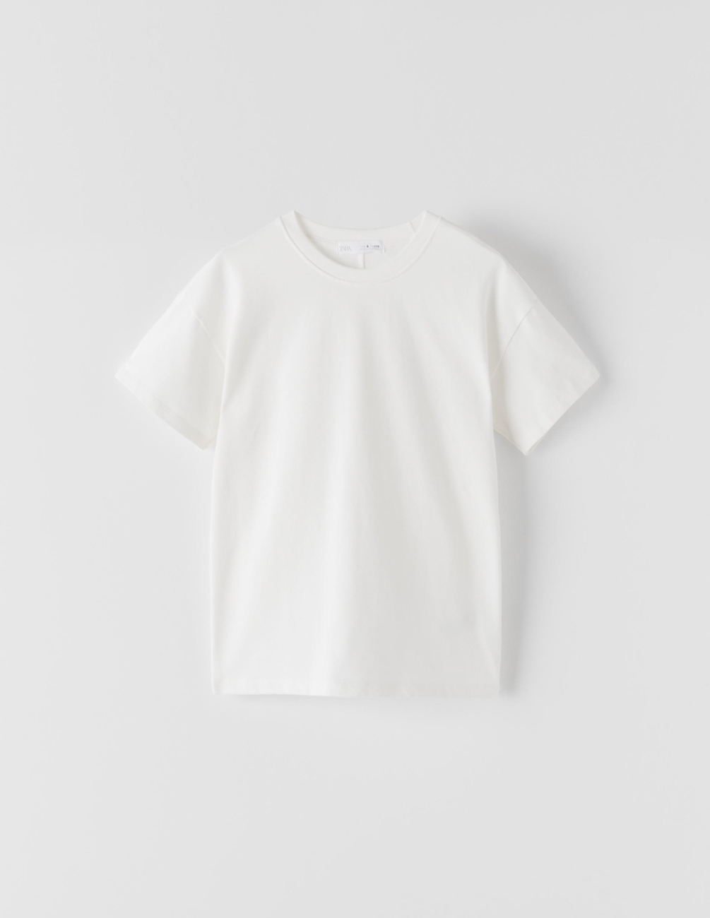 

Футболка Zara ДМ004240 (4805/673/712) цвет белый 128