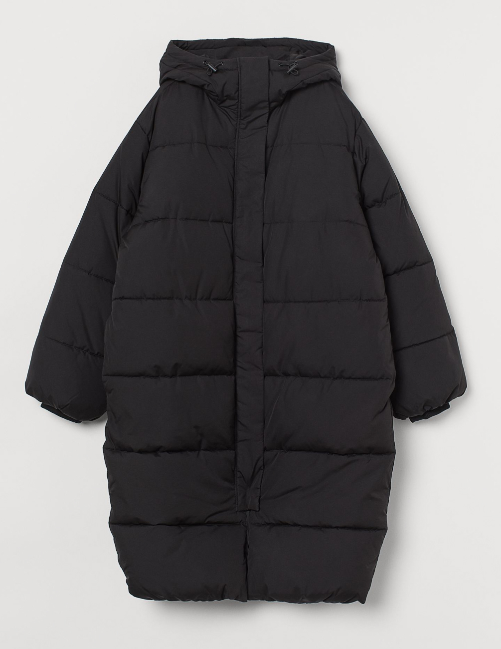

Пальто H&M Ж1077316 цвет черный L