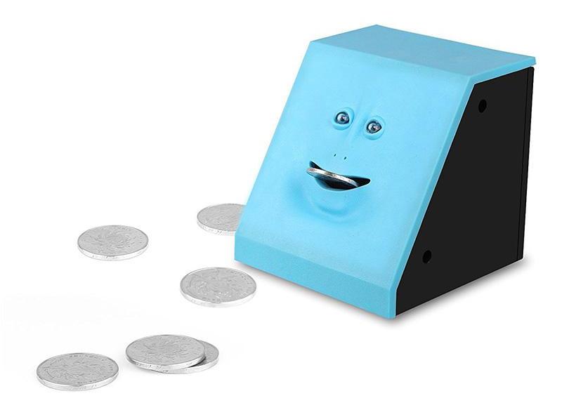 

Копилка жующая монеты с лицом Face bank Синий (SM4590405)