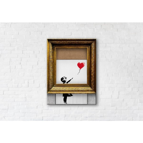 

Картина на холсте прямоугольная I-Art Banksy Balloon 110x145см