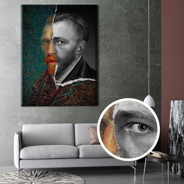 

Картина на холсте прямоугольная I-Art Vincent Photo 90x120см