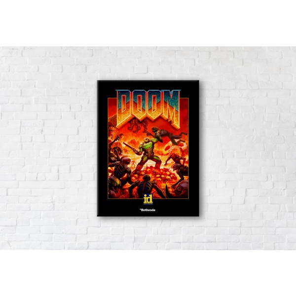 

Картина на холсте прямоугольная I-Art Doom 50x65см