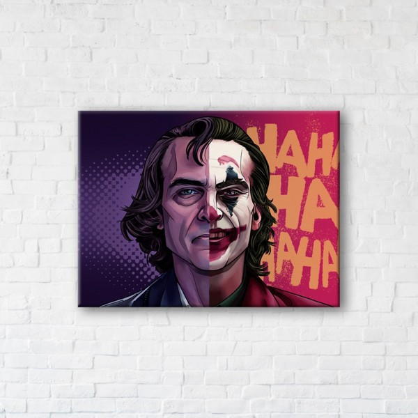 

Картина на холсте прямоугольная I-Art Joker 45x60см