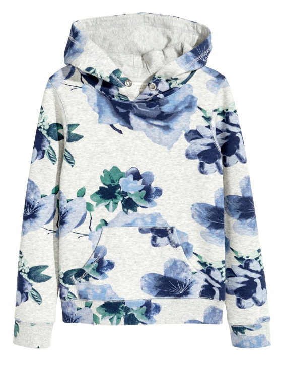 

Худи для девочки H&M 0451739008 146-152 СМ Серый 65932