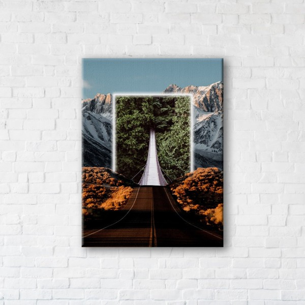 

Картина на холсте прямоугольная I-Art Day Portal 90x120см