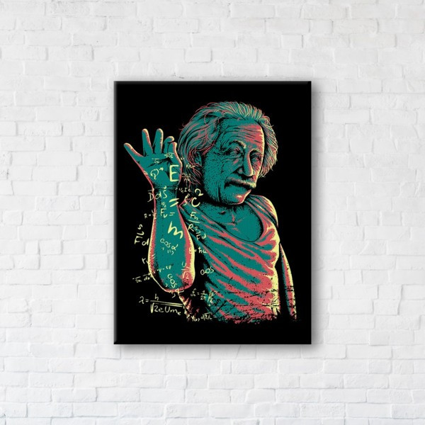 

Картина на холсте прямоугольная I-Art Einstein 90x120см