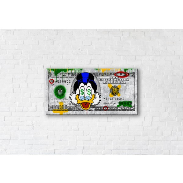 

Картина на холсте прямоугольная I-Art Scroodge 40x80см