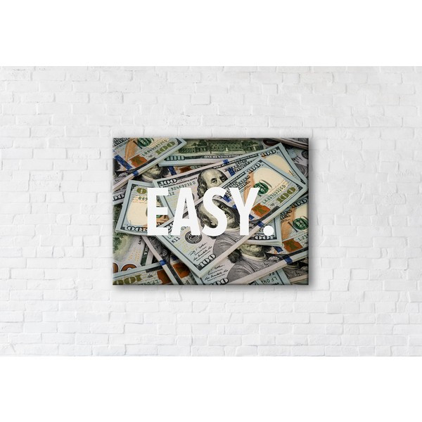 

Картина на холсте прямоугольная I-Art Easy Money 110x145см