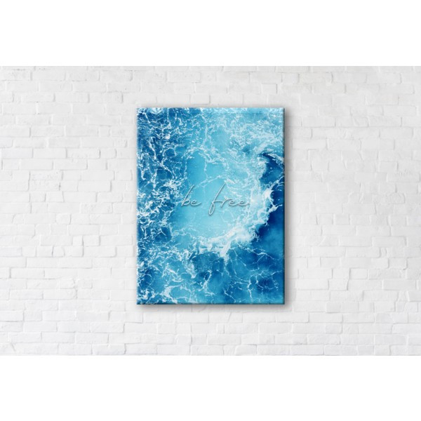 

Картина на холсте прямоугольная I-Art Ocean 90x120см