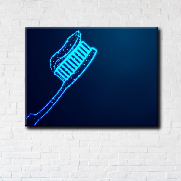 

Картина на холсте прямоугольная I-Art Toothbrush 45x60см
