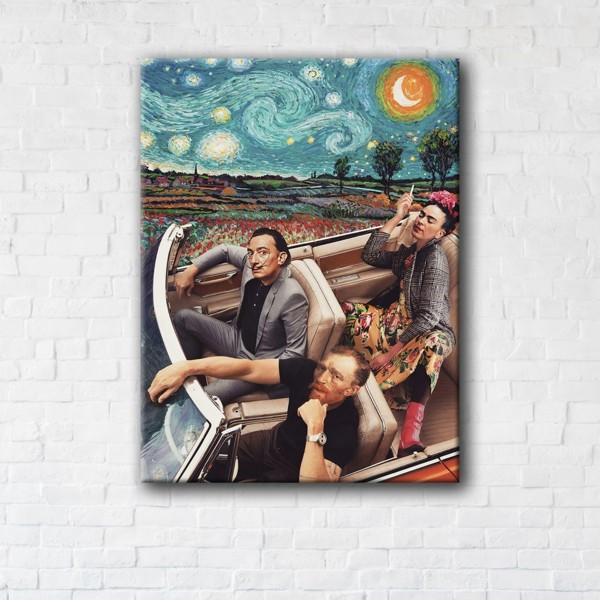 

Картина на холсте прямоугольная I-Art Once Upon a Time 110x145см