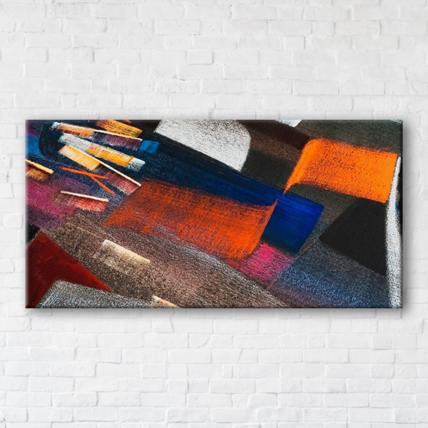 

Картина на холсте прямоугольная I-Art Colored pencils 40x80см