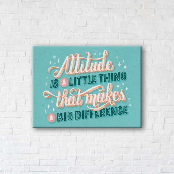 

Картина на холсте прямоугольная I-Art Attitude 45x60см