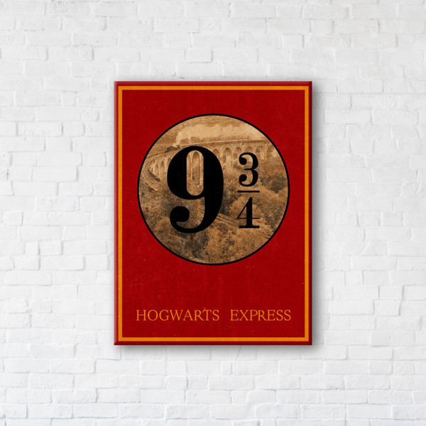 

Картина на холсте прямоугольная I-Art Hogwarts express 75x100см