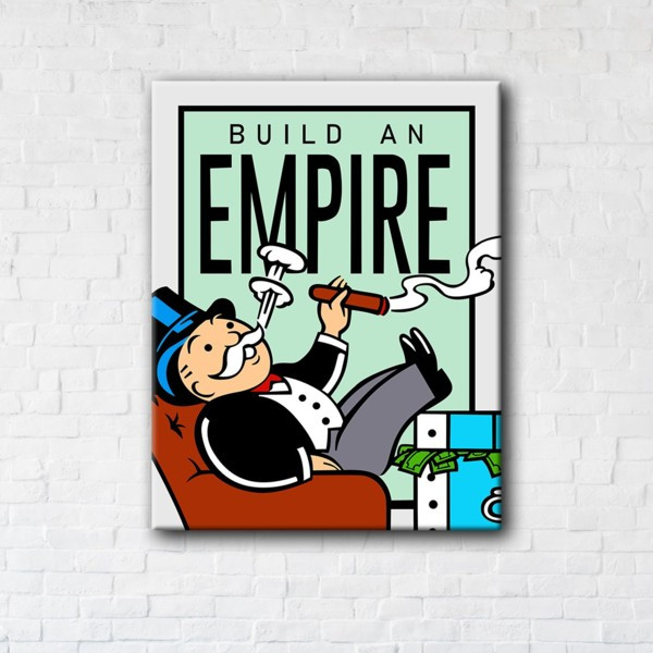 

Картина на холсте прямоугольная I-Art Build an Empire 110x145см