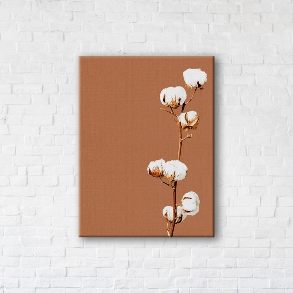 

Картина на холсте прямоугольная I-Art Brown Cotton 45x60см