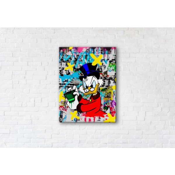 

Картина на холсте прямоугольная I-Art Money is Power 45x60см