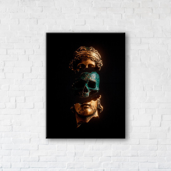 

Картина на холсте прямоугольная I-Art Greek art man 110x145см