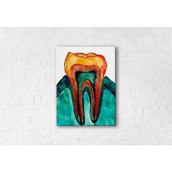 

Картина на холсте прямоугольная I-Art Without Nerve 50x65см
