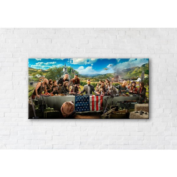 

Картина на холсте прямоугольная I-Art Far Cry 5 90x180см