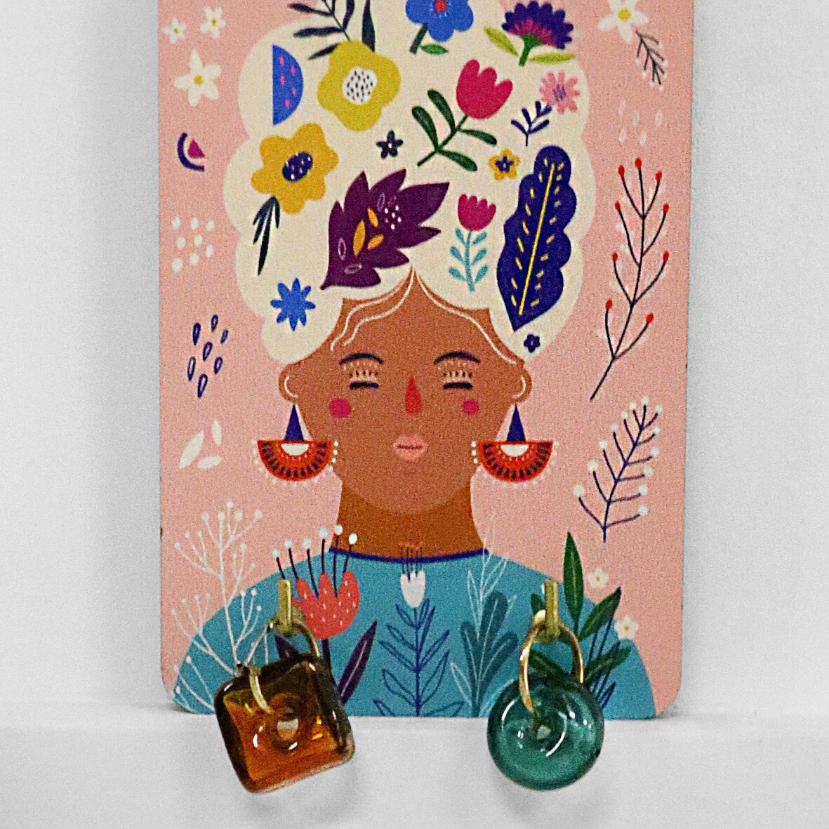 

Ключниця настінна маленька, 10х15 см Flower woman