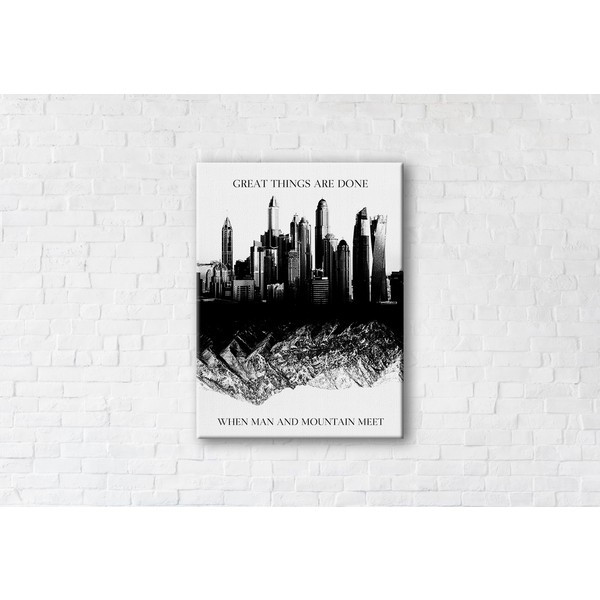 

Картина на холсте прямоугольная I-Art Dubai 45x60см