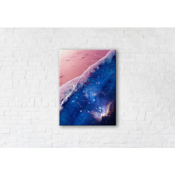 

Картина на холсте прямоугольная I-Art Space Ocean 110x145см
