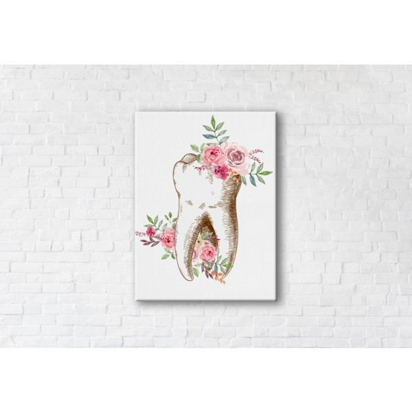 

Картина на холсте прямоугольная I-Art Blooming Tooth 75x100см