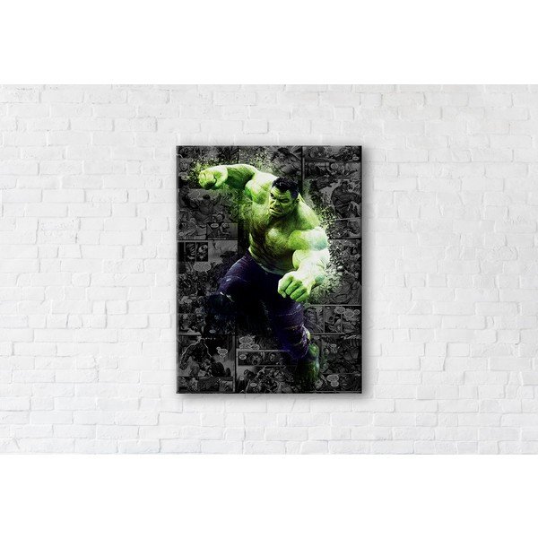 

Картина на холсте прямоугольная I-Art Hulk 90x120см