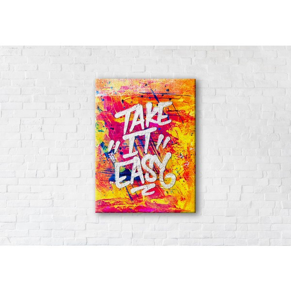 

Картина на холсте прямоугольная I-Art Take It Easy 50x65см