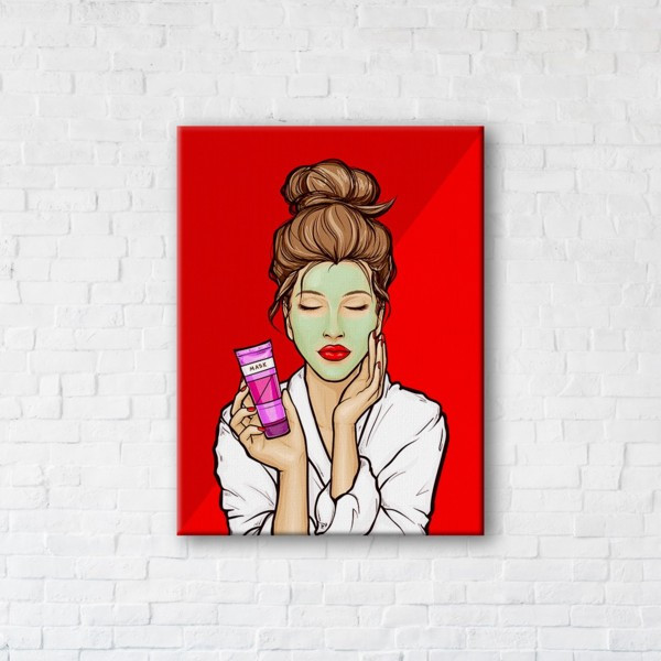 

Картина на холсте прямоугольная I-Art Facial 45x60см
