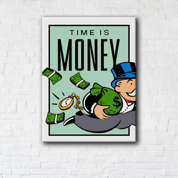

Картина на холсте прямоугольная I-Art Monopoly Time 110x145см