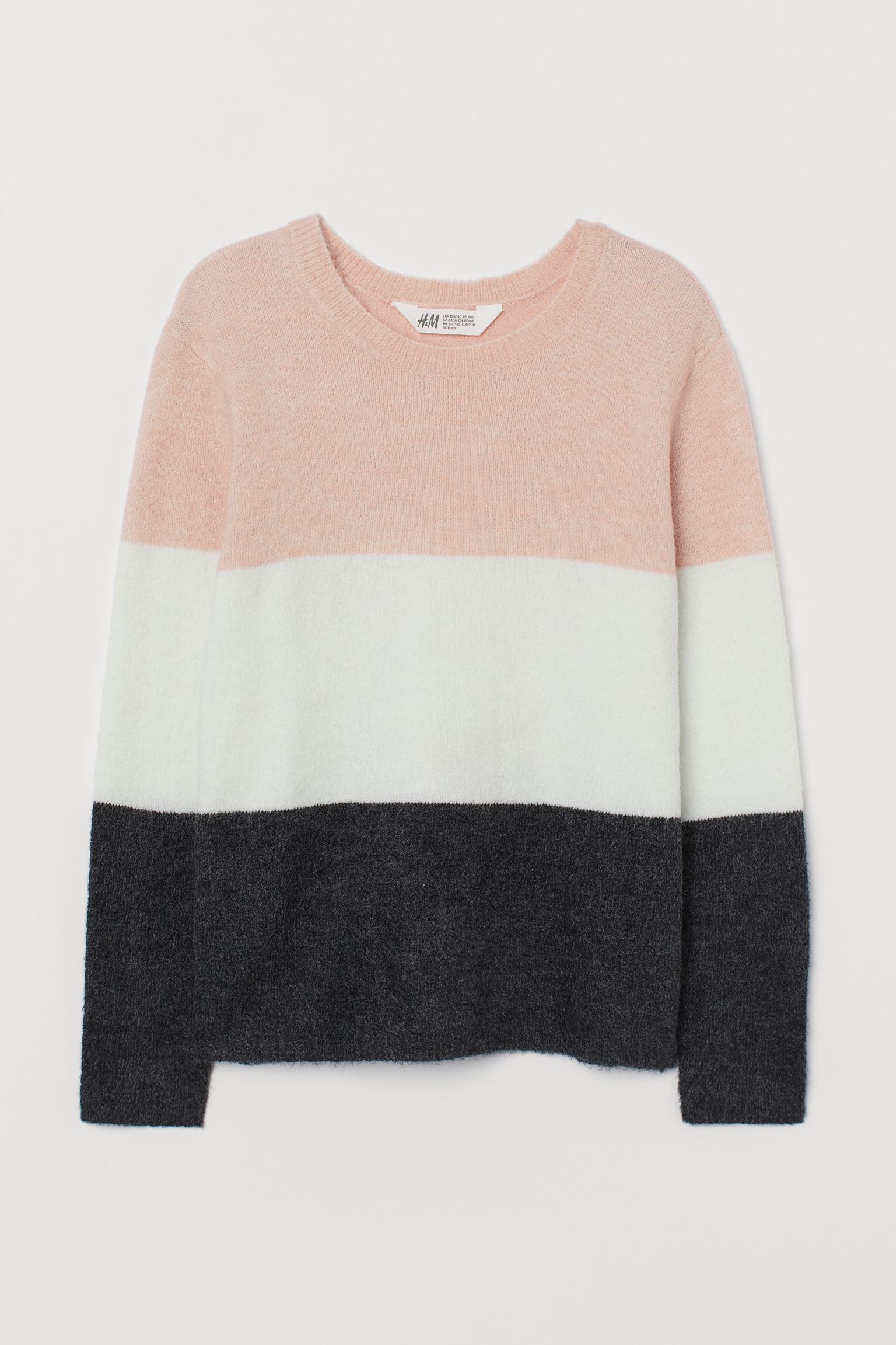 

Джемпер H&M 170см бело розовый 25048657932