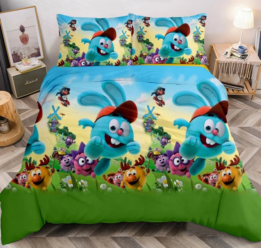 

Пододеяльник MirSon Бязь Premium 17-0318 Smeshariki 160x220 см