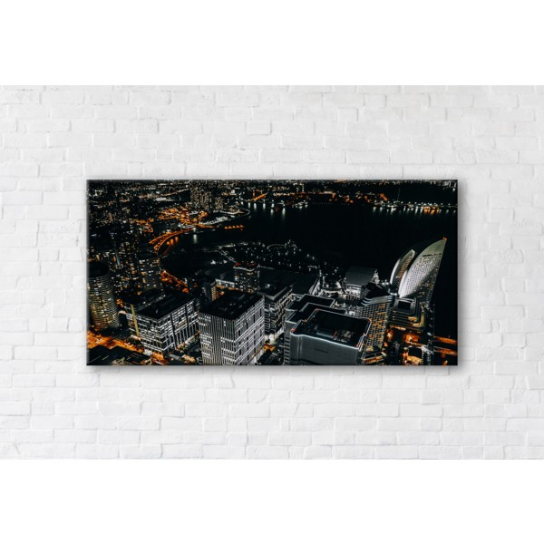 

Картина на холсте прямоугольная I-Art Big City Lights 40x80см