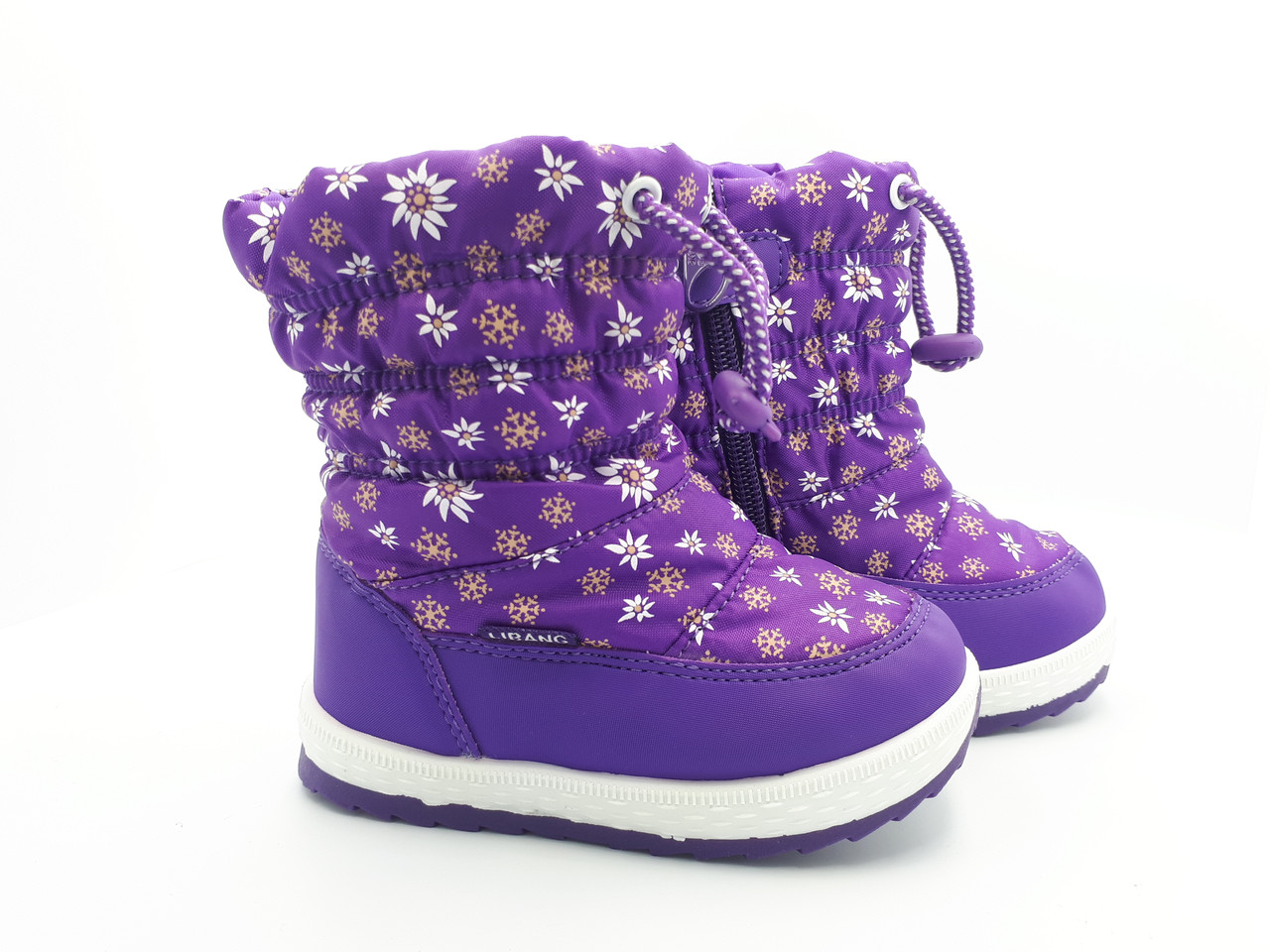 

Дутики для девочек LiBang 503f/30 Фиолетовый 30