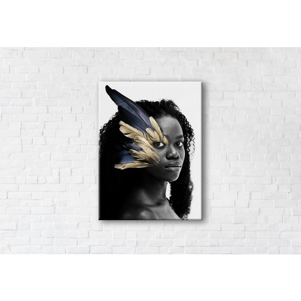 

Картина на холсте прямоугольная I-Art Golden Wing 90x120см