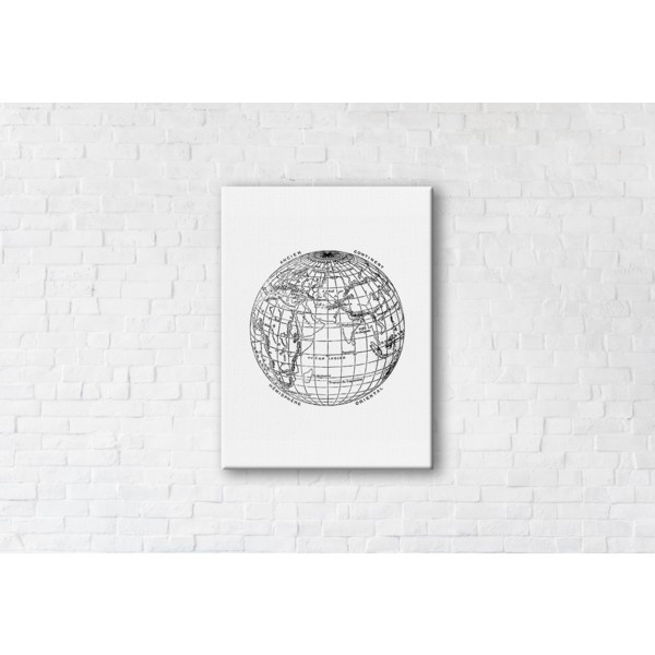 

Картина на холсте прямоугольная I-Art The Globe 45x60см