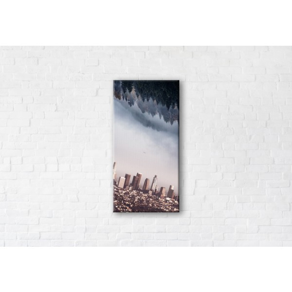 

Картина на холсте прямоугольная I-Art Vise Versa 90x180см