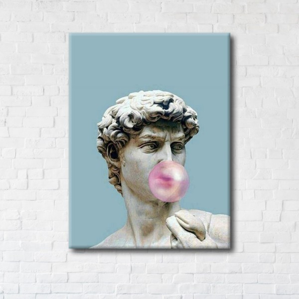 

Картина на холсте прямоугольная I-Art Chewing gum 50x65см