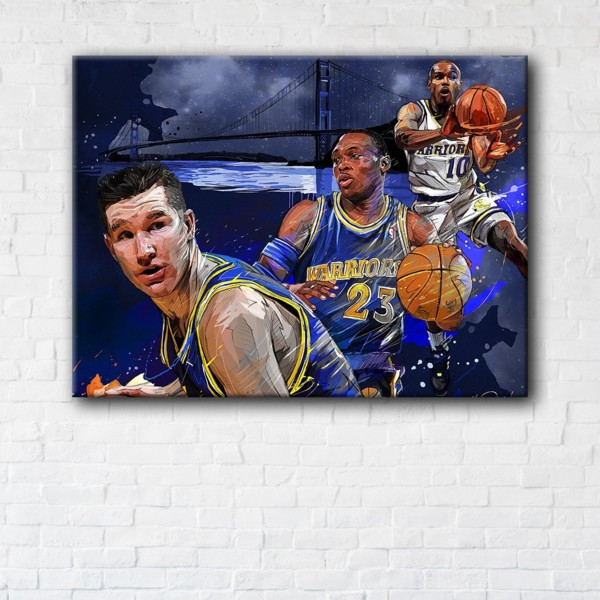 

Картина на холсте прямоугольная I-Art Nba Golden State Warriors 50x65см