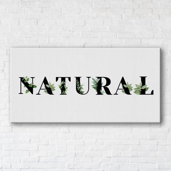 

Картина на холсте прямоугольная I-Art Natural 90x180см