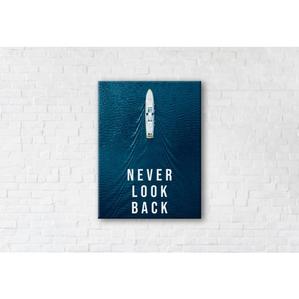 

Картина на холсте прямоугольная I-Art Never Look Back 110x145см