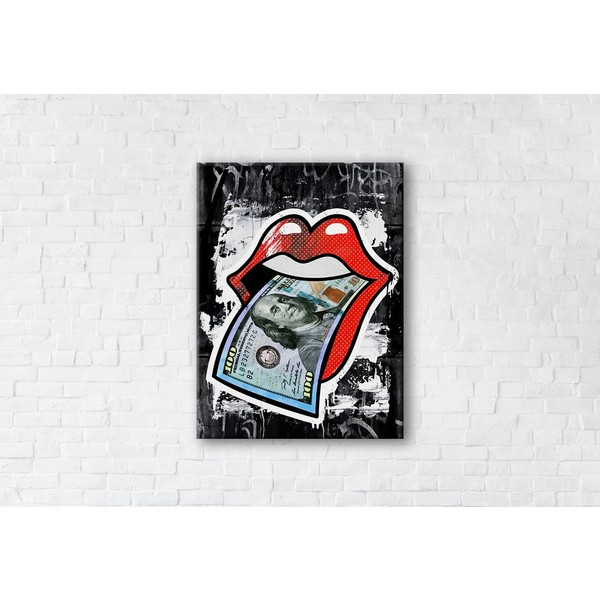 

Картина на холсте прямоугольная I-Art The Rolling Stones 75x100см