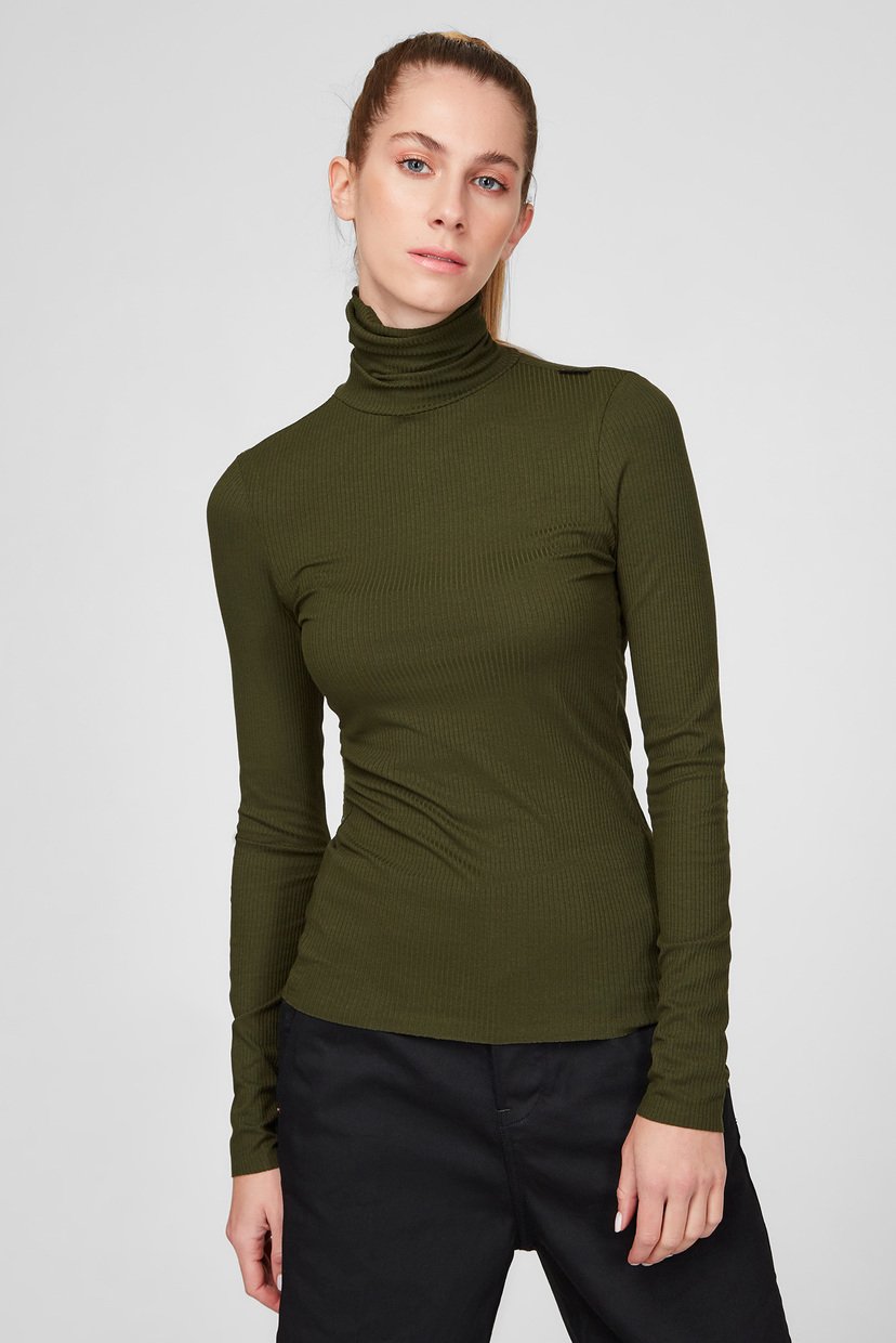 

Женский зеленый гольф Slim Rib Mock Neck G-Star RAW S D20447,C890
