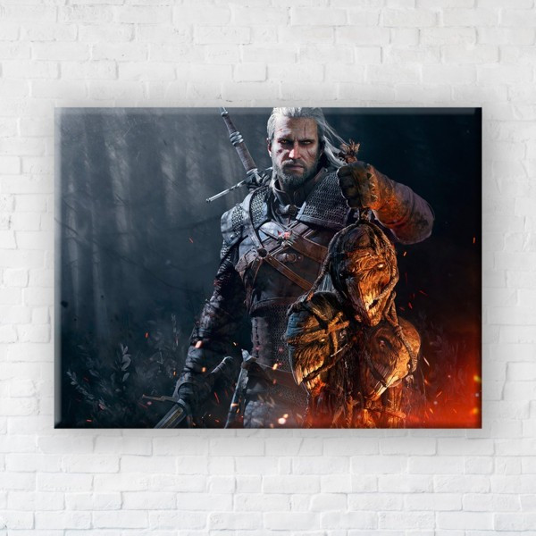 

Картина на холсте прямоугольная I-Art The Witcher Winner 75x100см