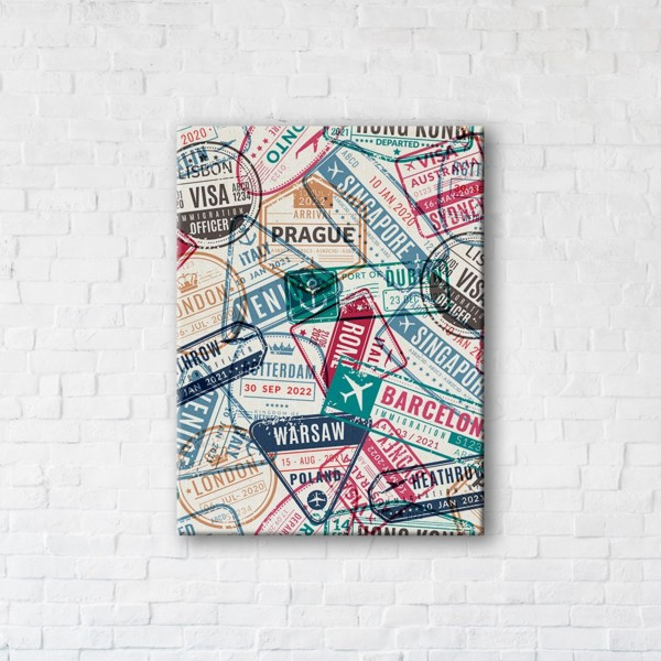 

Картина на холсте прямоугольная I-Art Stamps 45x60см