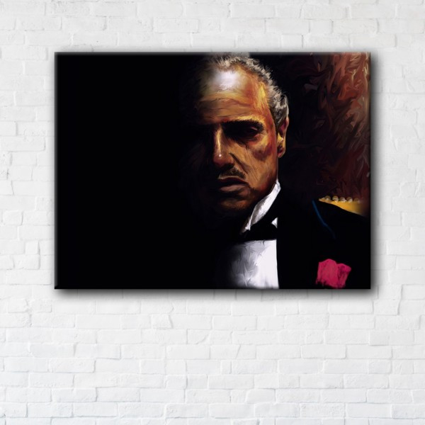

Картина на холсте прямоугольная I-Art Godfather 90x120см