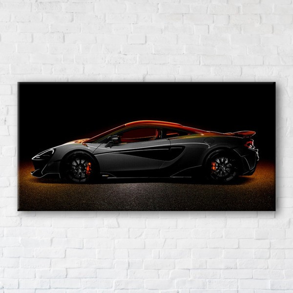 

Картина на холсте прямоугольная I-Art Fast Car 70x140см