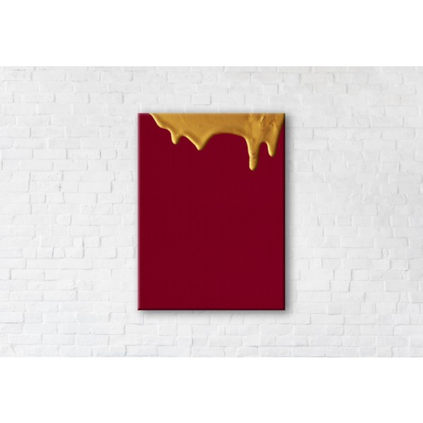 

Картина на холсте прямоугольная I-Art Burgundy Gold 45x60см